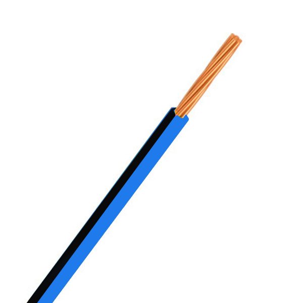 Automotive Single Core Cable, Blue & Black, 4mm, 23/.32 Stranding, 30M