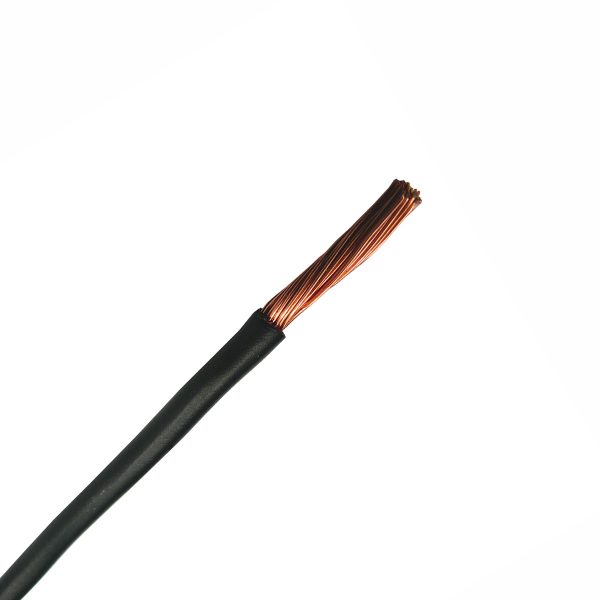 CABLE SINGLE 4MM BLACK 500M 23/.32 STRANDING Product Image 1