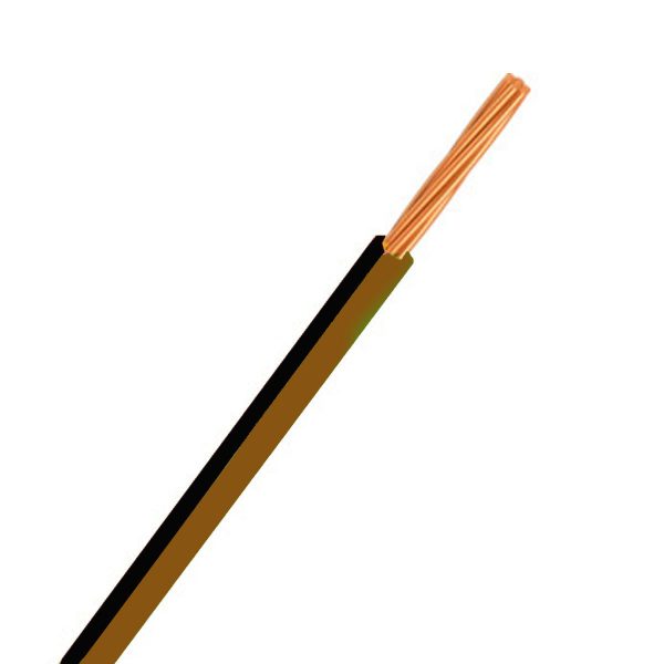 CABLE SINGLE 3MM BROWN/BLACK 100M 14/.32 STRANDING Product Image 1