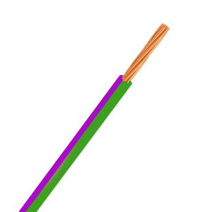 CABLE SINGLE 3MM GREEN/PURPLE 30M 14/.32 STRANDING Product Image 1