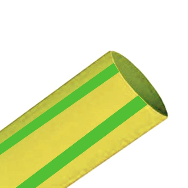 Heatshrink, 5mm, Green/Yellow, 1.2M