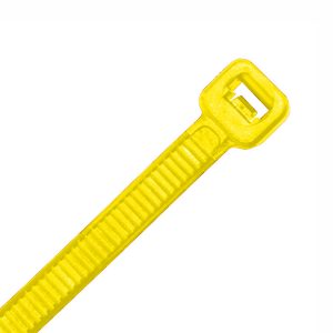 Cable Ties, Yellow, 100mm x 2.5mm