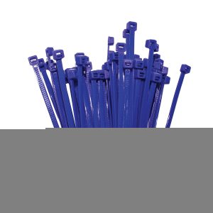 Cable Ties, Blue, 200mm x 4.8mm, 25 Pack