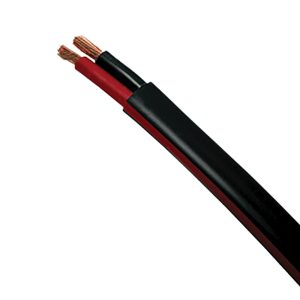 Automotive Twin Sheath Cable, Black, 2mm, 7/.320.56mm, 100M Roll
