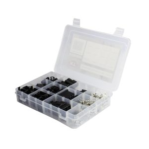 Housing Connectors, QK Series Kit, Black, 172 Pcs