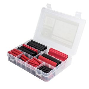 Adhesive Heatshrink Assortment Kit, Micro Torch, 3mm to 25mm 105 Pcs