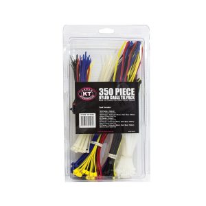 Cable Ties, Coloured, 350 Pack