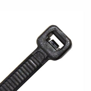 Cable Ties, Black, UV Treated, 380mm x 7.5mm, 25 Pack