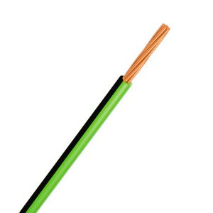 CABLE SINGLE 3MM GREEN/BLACK 500M 14/.32 STRANDING Product Image 1