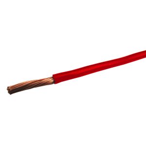 Automotive Single Core Cable, Red, 4mm, 26/.30 Stranding, 20M Spool