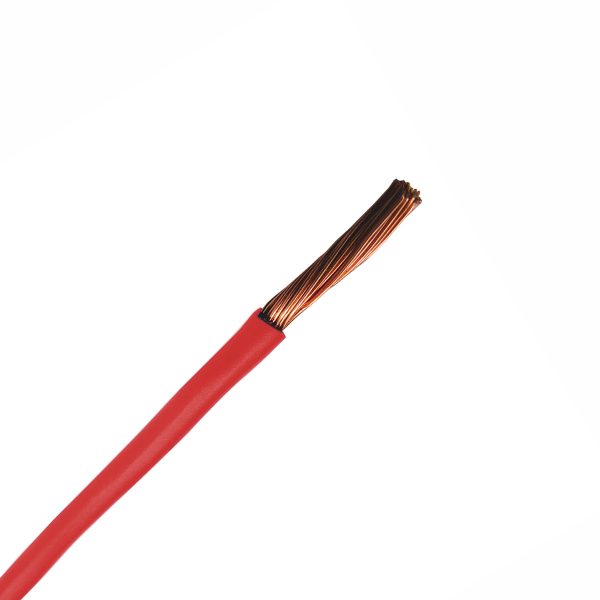 Automotive Single Core Cable, Red, 3mm, 16/.30 Stranding, 100M