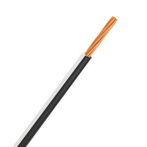 Automotive Single Core Cable, Black & White, 4mm, 23/.32 Stranding, 100M