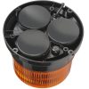 LED Beacon, Amber, Magnetic, 9-33V, With 12V Accessory Socket
