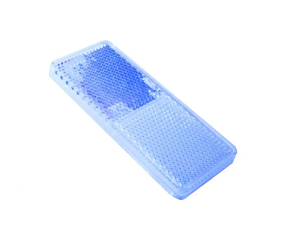 Reflector, Clear, 70mm x 30mm, 50 Piece Blister Pack