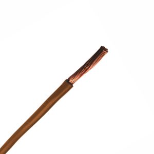 Automotive Single Core Cable, Brown, 5mm, 41/.30 Stranding, 30M