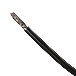 Marine Tinned Single Core Cable, Black, 6mm, 65/.30 Stranding, 100M