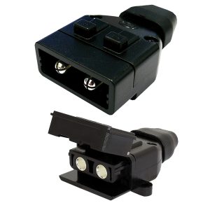 2 Pin, 50 Amp Trailer Plug & Socket, Twin Pack