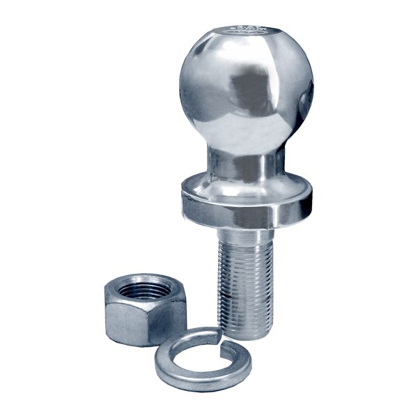 Tow Ball, Chrome, 3500Kg Load Rating, Shank Size 7/8", No Retail Packaging