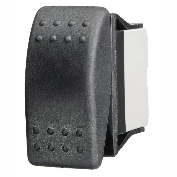 Sealed Blank Rocker Switch, On/Off, 16Amps at 12V, Retail Blister Qty 1