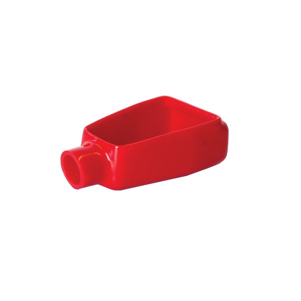 Battery Terminal, Red, End Entry Cover, Medium Blister