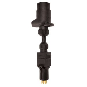 7 Pin, Large Round Socket to Small Round Plug, Standard