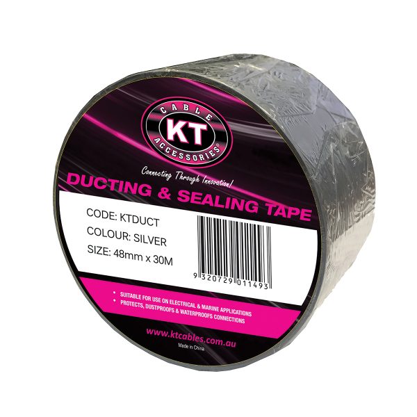 Ducting & Sealing Tape, Black, 48mm x 30M