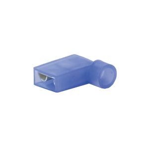 Terminals, Flag, Fully Insulated, Blue, 6.3mm