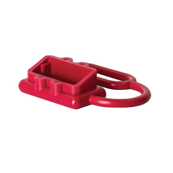 Heavy Duty Connector, 50Amp, Red, Cover