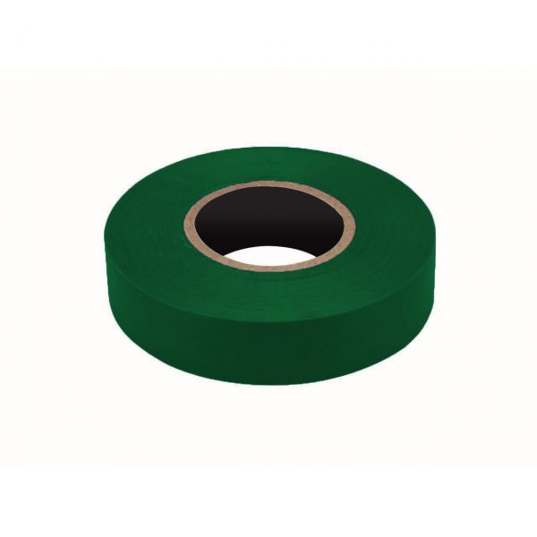 PVC Insulation Tape, Green, 19mm x 20M Roll