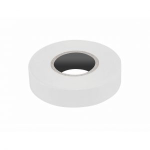 PVC Insulation Tape, White, 19mm x 20M Roll