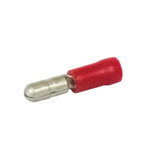 Terminals, Bullet, Red, Male, Pack 8