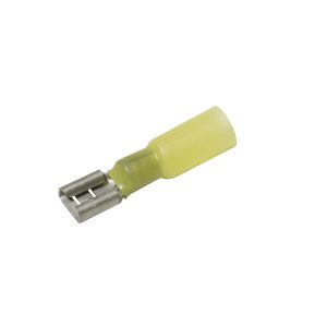 Connectors, Waterproof, Female, Yellow, 6.3mm, 5 Pcs