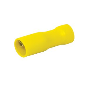 Terminals, Quick Connect, Yellow, Fully Insulated, 6.3mm