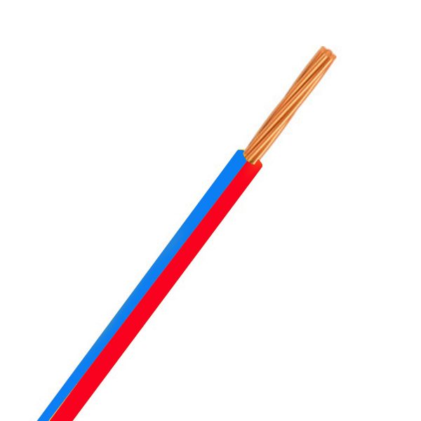 Automotive Single Core Cable, Red & Blue, 4mm, 23/.32 Stranding, 30M