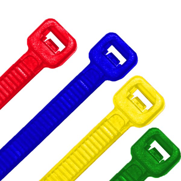 Cable Ties, Mixed Colour, 150mm x 3.6mm