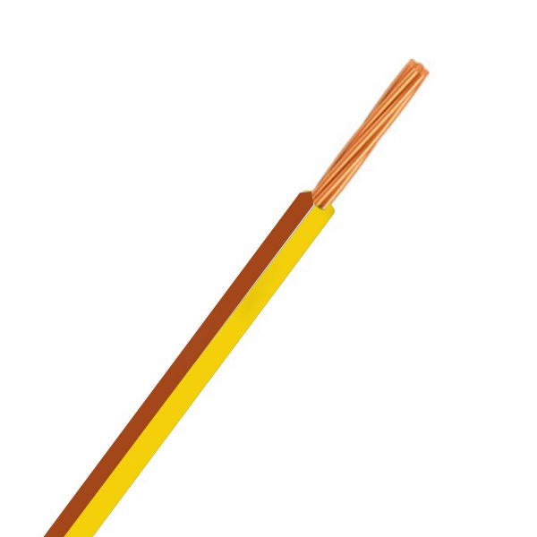 CABLE SINGLE 3MM YELLOW/BROWN 30M 14/.32 STRANDING Product Image 1