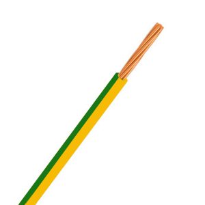 CABLE SINGLE 3MM YELLOW/GREEN 100M 14/.32 STRANDING Product Image 1